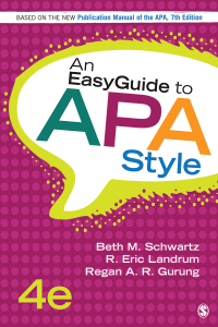 Imagen de portada: An EasyGuide to APA Style 4th edition 9781544323725