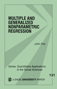 Imagen de portada: Multiple and Generalized Nonparametric Regression 1st edition 9780761921899
