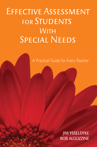 Omslagafbeelding: Effective Assessment for Students With Special Needs 1st edition 9781412938969