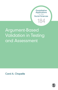 表紙画像: Argument-Based Validation in Testing and Assessment 1st edition 9781544334486