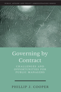 صورة الغلاف: Governing by Contract 1st edition 9781568026206