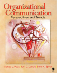 Imagen de portada: Organizational Communication 1st edition 9781412916844