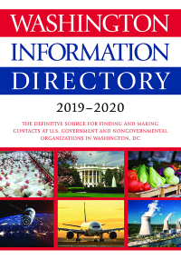Imagen de portada: Washington Information Directory 2019-2020 1st edition 9781544352831