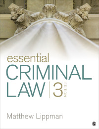صورة الغلاف: Essential Criminal Law 3rd edition 9781544355986
