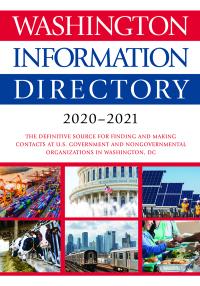 Imagen de portada: Washington Information Directory 2020-2021 1st edition 9781544384931