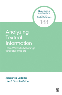 صورة الغلاف: Analyzing Textual Information 1st edition 9781544390000