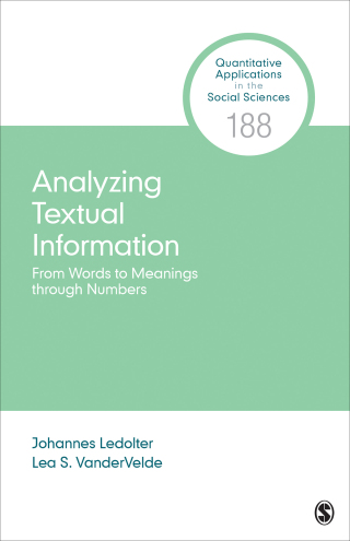 Cover image: Analyzing Textual Information 1st edition 9781544390000