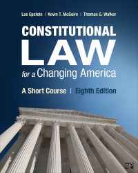 Imagen de portada: Constitutional Law for a Changing America 8th edition 9781544390628