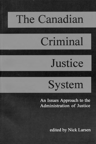 Imagen de portada: The Canadian Criminal Justice System 1st edition 9781551300467