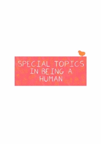 Imagen de portada: Special Topics in Being a Human 9781551528540