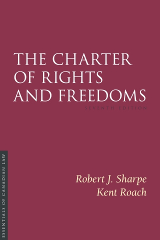Cover image: The Charter of Rights and Freedoms 7th edition 9781552215784