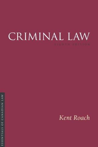 Cover image: Criminal Law 8th edition 9781552216736