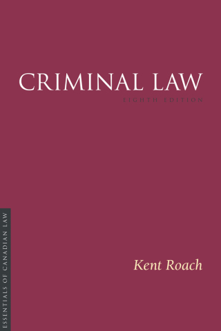 Cover image: Criminal Law, 8/e 8th edition 9781552216736