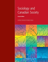 Cover image: Sociology and Canadian Society 2nd edition 9781552391112