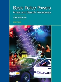 Imagen de portada: Basic Police Powers: Arrest and Search Procedures 4th edition 9781552392881