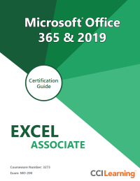 Titelbild: Microsoft Excel 365 & 2019 Associate Certification Guide eBook 1st edition 9781553325482