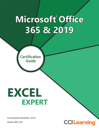 Cover image: Microsoft Excel 365 & 2019 Expert Certification Guide eBook 1st edition 9781553325512