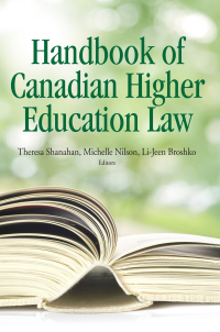 Cover image: The Handbook of Canadian Higher Education 9781553394426