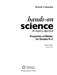 Cover image: Properties of Matter for Grades K-2 9781553797999