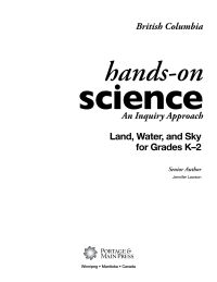 Imagen de portada: Land, Water, and Sky for Grades K-2 9781553797975