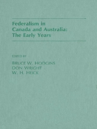 Imagen de portada: Federalism in Canada and Australia 9781554584925