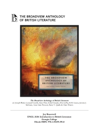 Cover image: Bracewell Custom Text - ENGL 2120: Introduction to British Literature 1st edition 9781554593903
