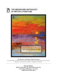 Cover image: Maltby Custom Text - ENGL 3330 14396: The British Romantic Era 1st edition 9781554595297