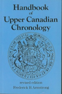 Cover image: Handbook of Upper Canadian Chronology 9781550025439