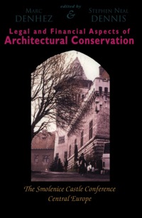 Imagen de portada: Legal & Financial Aspects of Architectural Conservation 9781550022506