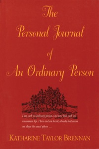 Cover image: The Personal Journal of an Ordinary Person 9780889242654