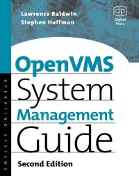 Cover image: OpenVMS System Management Guide 2nd edition 9781555582432