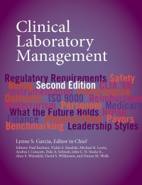 صورة الغلاف: Clinical Laboratory Management 2nd edition 9781555817275