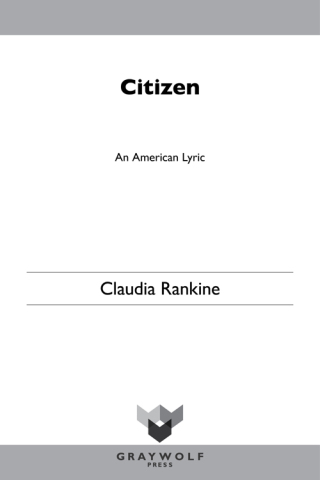 Cover image: Citizen 9781555976903