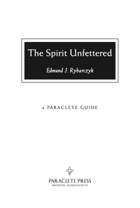 Imagen de portada: The Spirit Unfettered 9781557256546