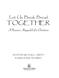 Imagen de portada: Let Us Break Bread Together 9781557254443