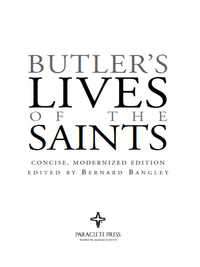 Cover image: Butler's Lives of the Saints: Concise, Modernized Edition 9781557254221