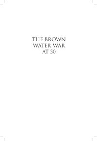 Cover image: The Brown Water War at 50 9781557507839