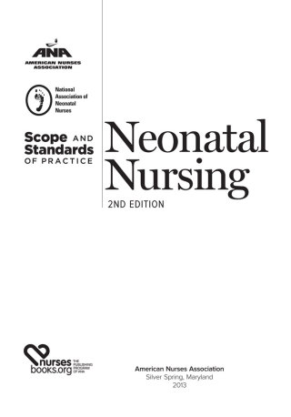 Cover image: Neonatal Nursing 2nd edition 9781558104709