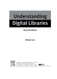 Cover image: Understanding Digital Libraries 2nd edition 9781558609242