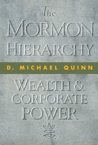 Cover image: The Mormon Hierarchy 9781560852353