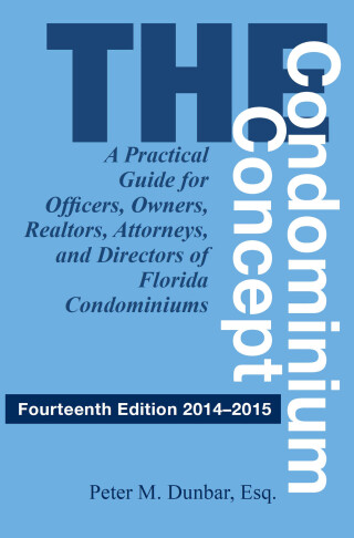 Cover image: The Condominium Concept 14th edition 9781561647170