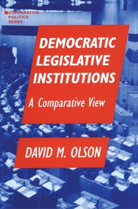 Cover image: Democratic Legislative Institutions: A Comparative View 9781563243141