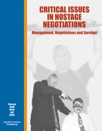 Imagen de portada: Critical Issues In Hostage Negotiations 1st edition 9781889315058