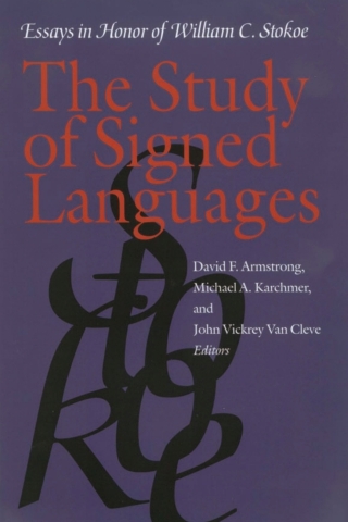Cover image: The Study of Signed Languages 9781563685101