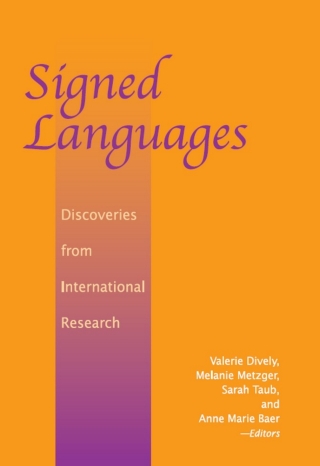 Cover image: Signed Languages 9781563681066