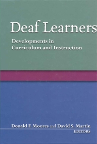 Imagen de portada: Deaf Learners 9781563682858