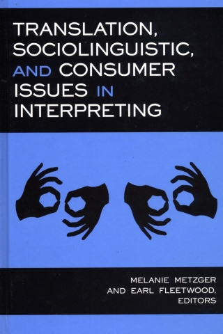 Cover image: Translation, Sociolinguistic, and Consumer Issues in Interpreting 9781563683602