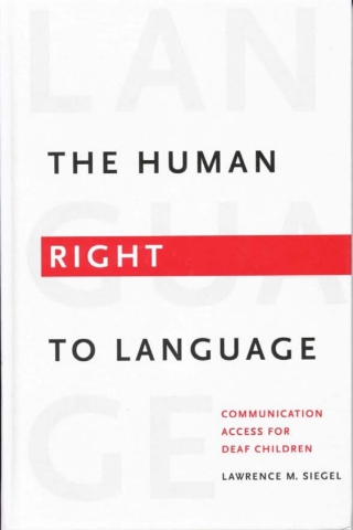 Imagen de portada: The Human Right to Language 9781563683664