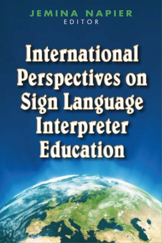 Cover image: International Perspectives on Sign Language Interpreter Education 9781563684111