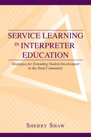 Immagine di copertina: Service Learning in Interpreter Education 9781563685552